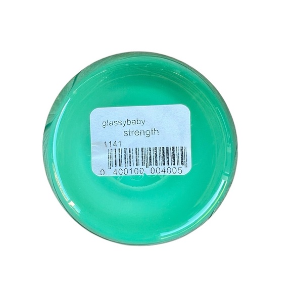 Glassybaby Strength Pre-Triskelion Votive Candle Holder Green Hand Blown GUC - Picture 14 of 15